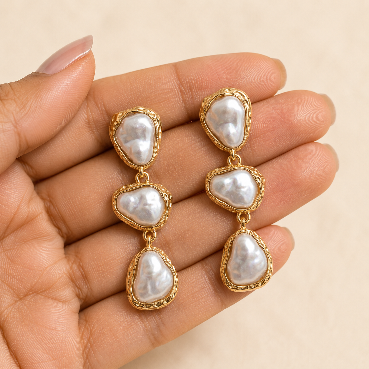 Tia Baroque Pearl Drops
