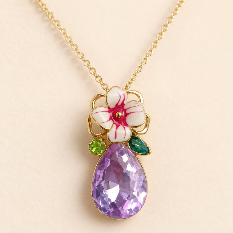 Inaya Lilac Bloom Pendant