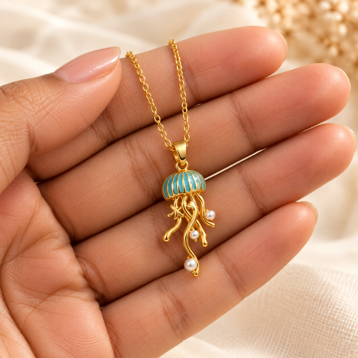 Sereia Jellyfish Charm Pendant