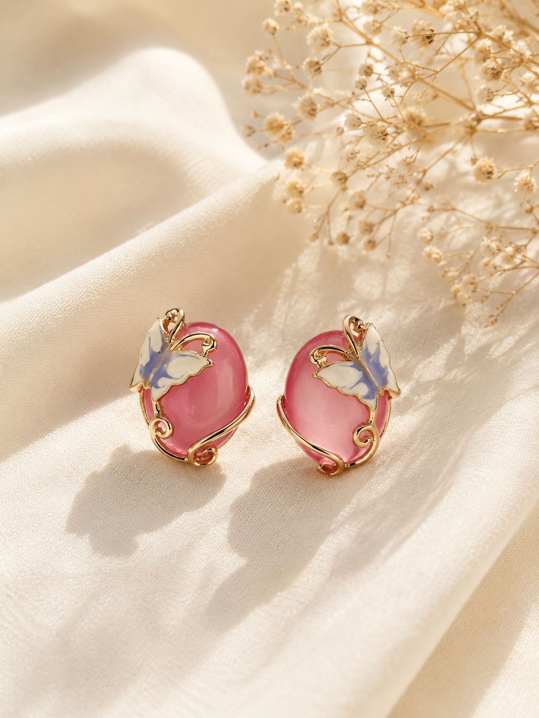 Meira Butterfly Opal Studs