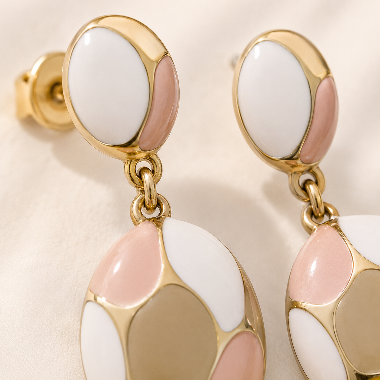 Tara Marbled Oval Drops