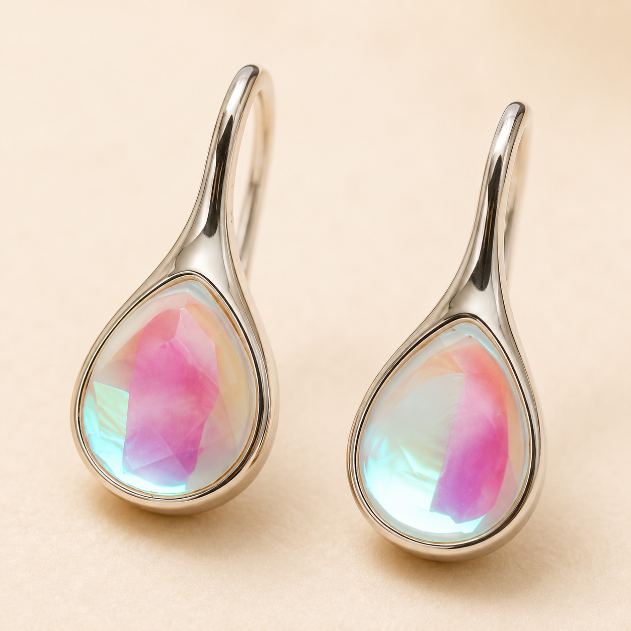 Nima Iridescent Teardrop Drops