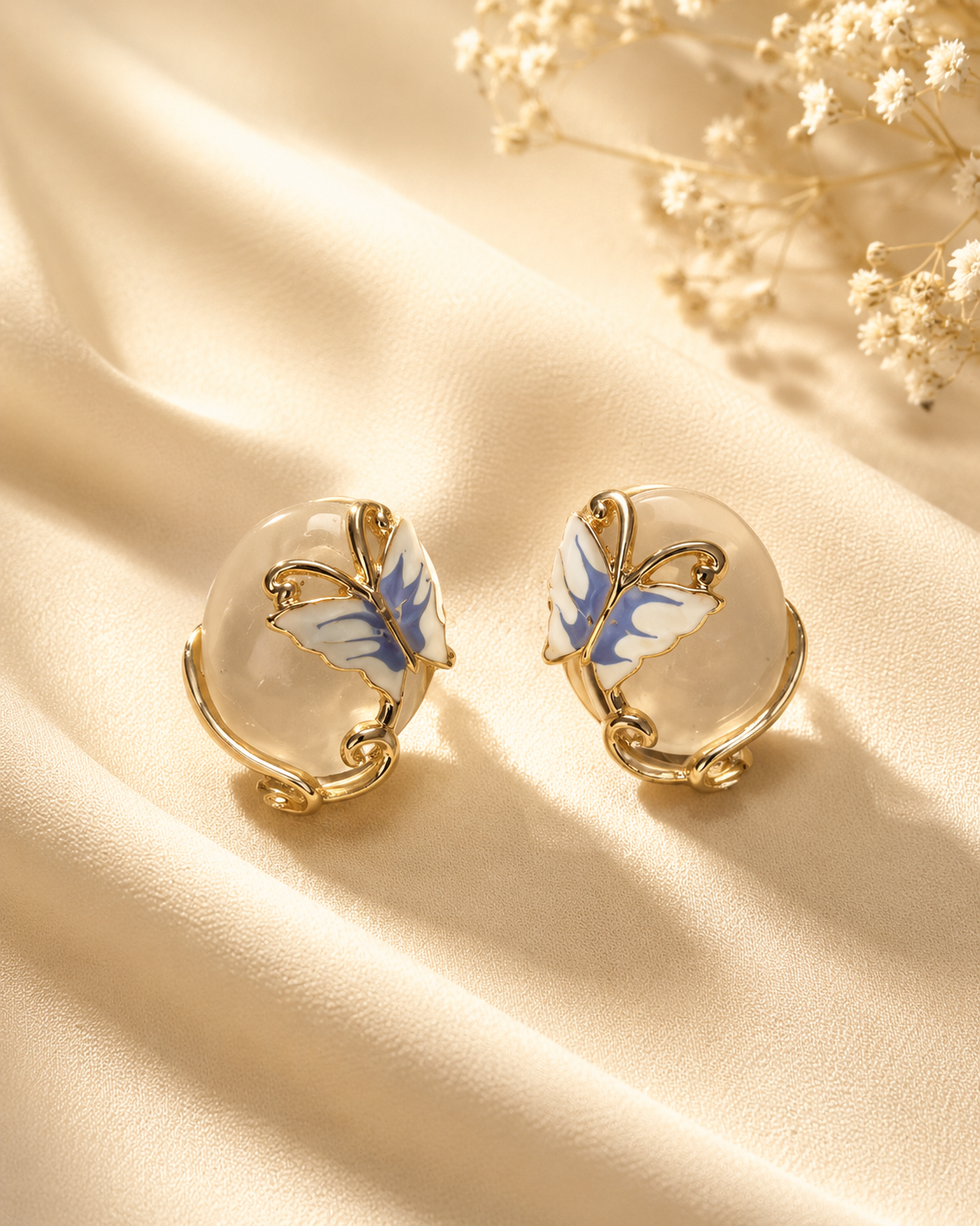 Meira Butterfly Opal Studs