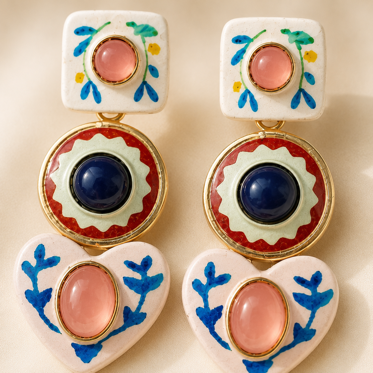 Riya Folk Ceramic Drops