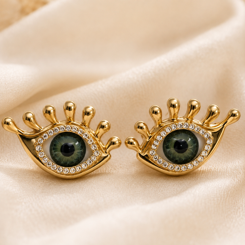 Ziva Evil-Eye Studs