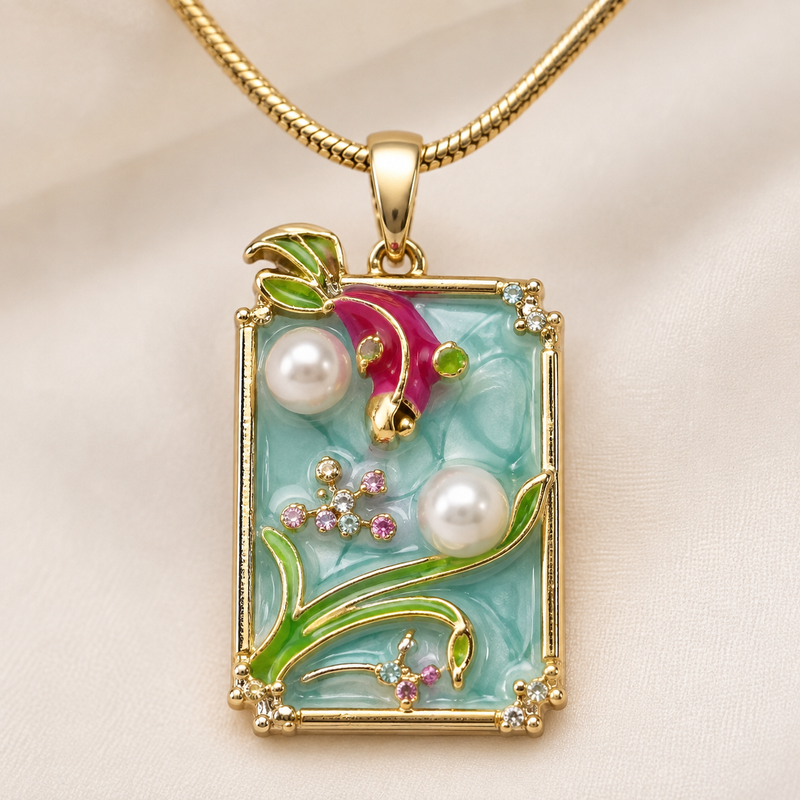 Kaira Teal Garden Pendant