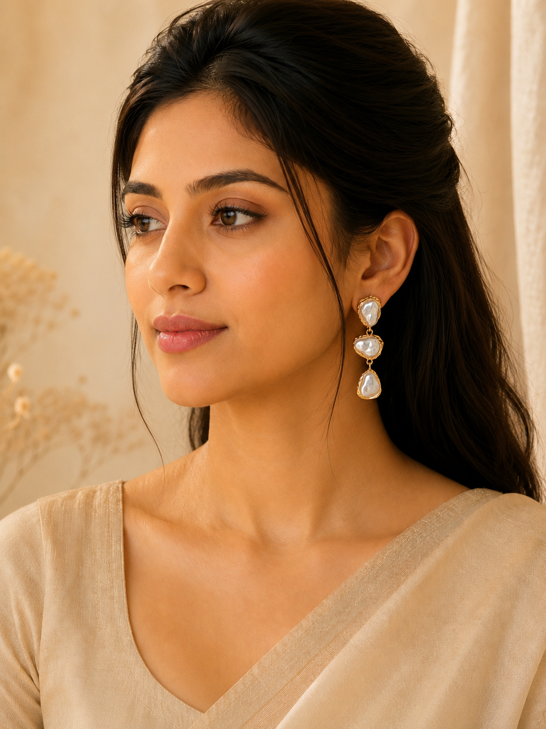 Tia Baroque Pearl Drops