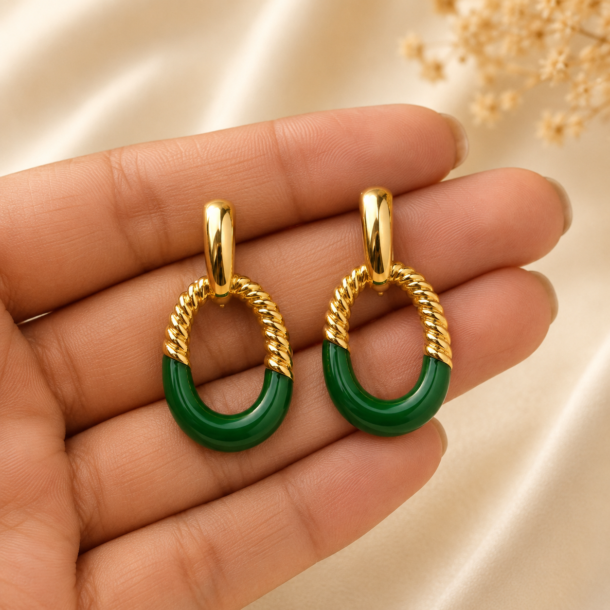 Sana Rope Oval Drops