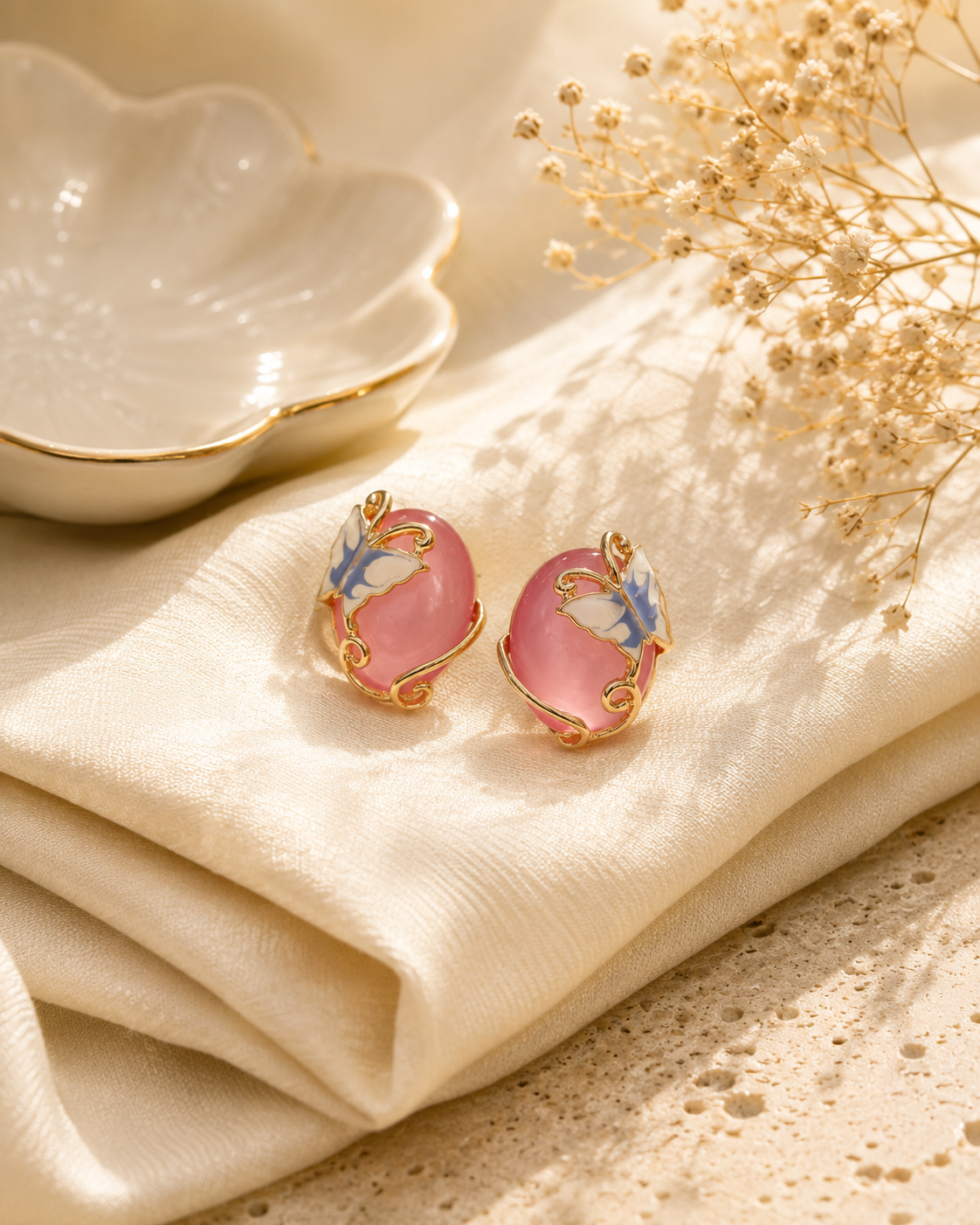 Meira Butterfly Opal Studs