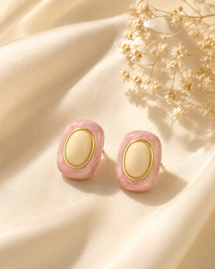 Saira Rose Enamel Studs