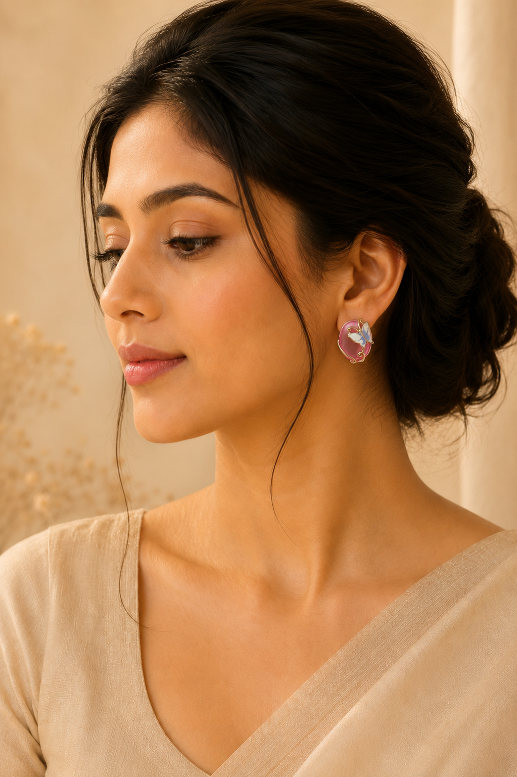 Meira Butterfly Opal Studs