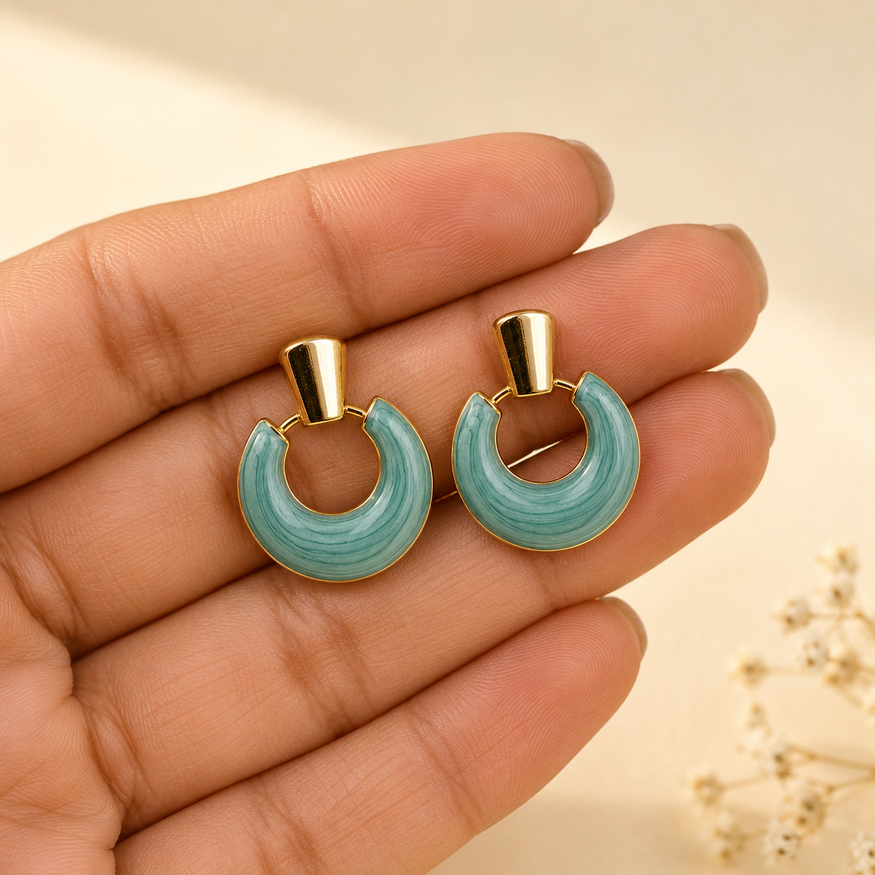 Zoha Enamel Knocker Drops