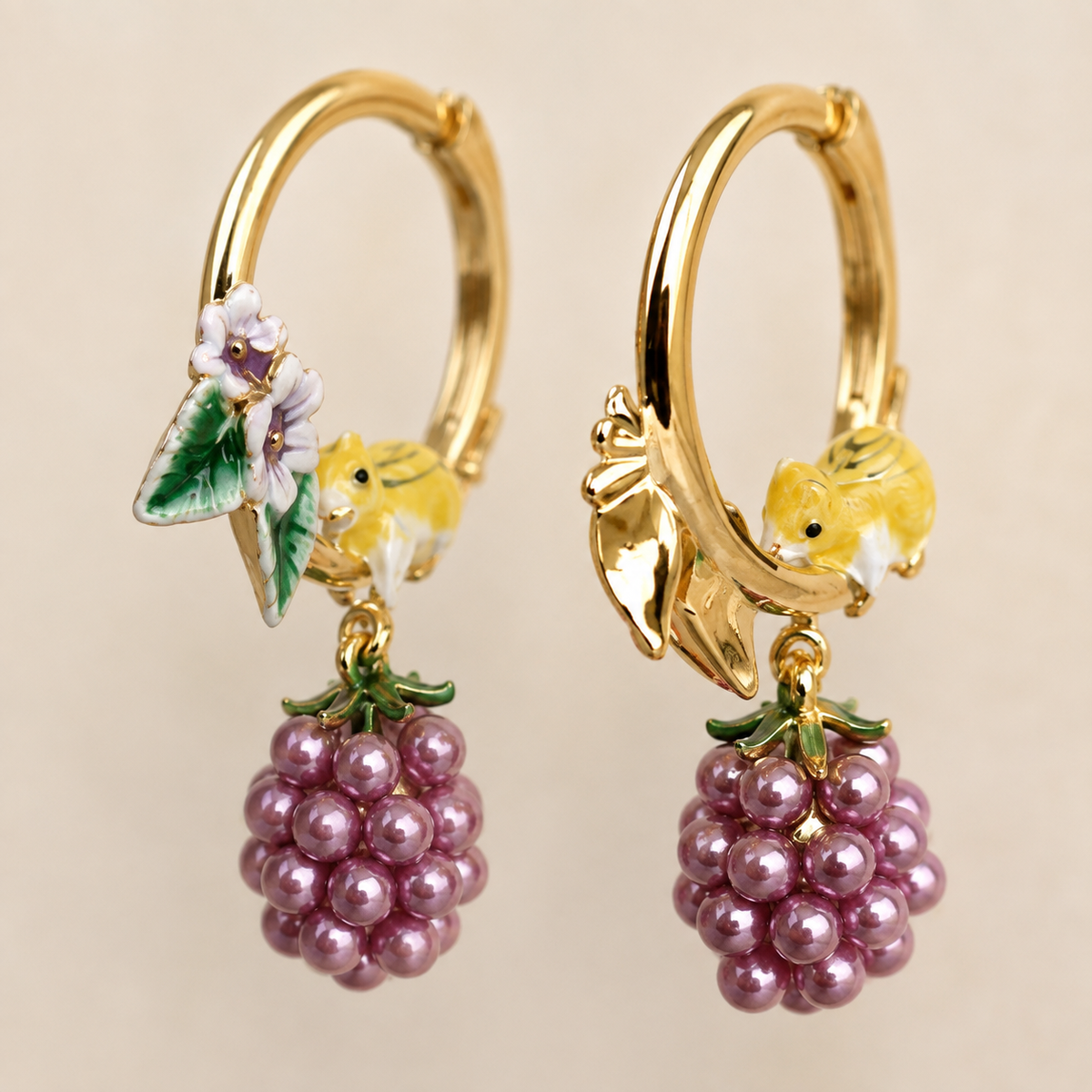 Meher Berry Blossom Hoops