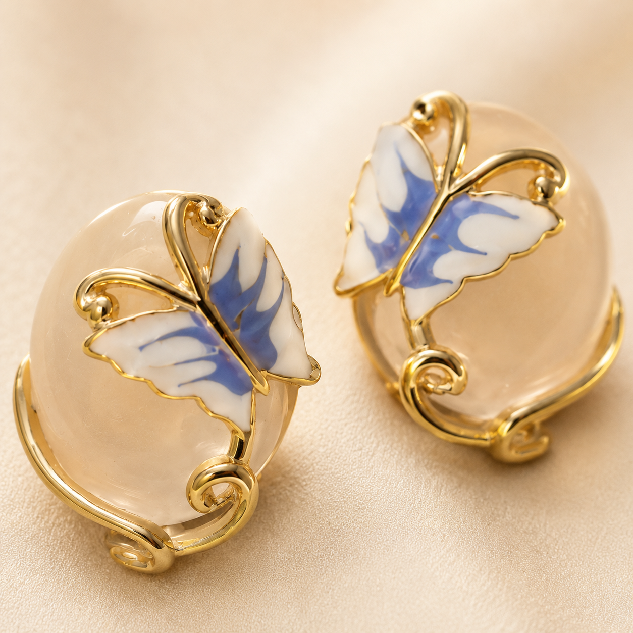 Meira Butterfly Opal Studs