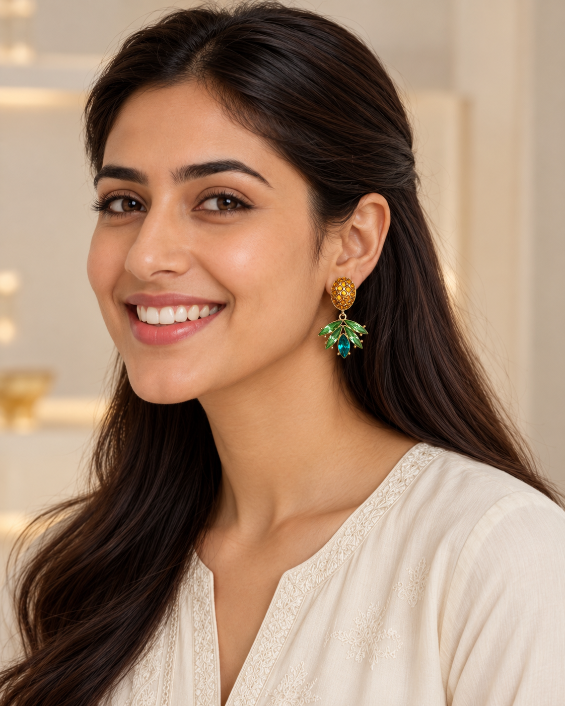 Nayara Pineapple Charm Drops